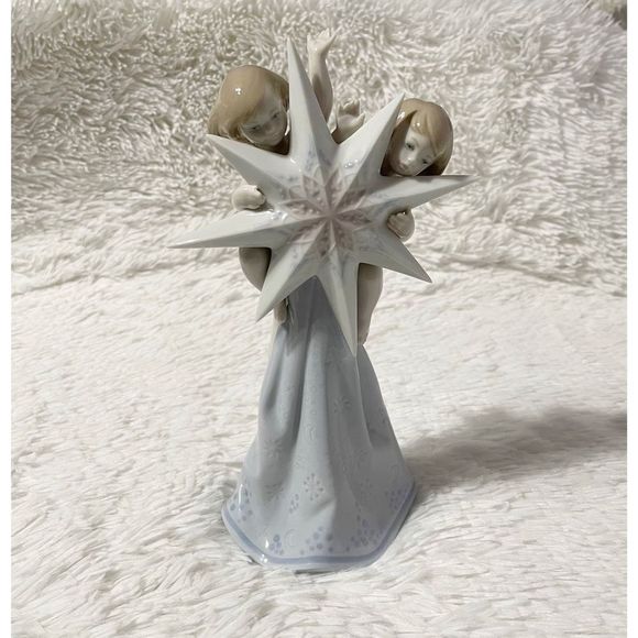 Lladro Holiday Lladro A Celestial Christmas Tree Topper Angel